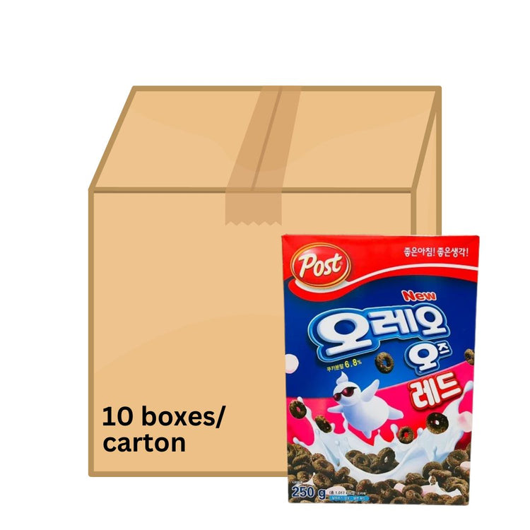 (Carton) (Breakfast Cereal) Post Cereal Oreo Original 250g (Imported from Korea) / Non-Halal