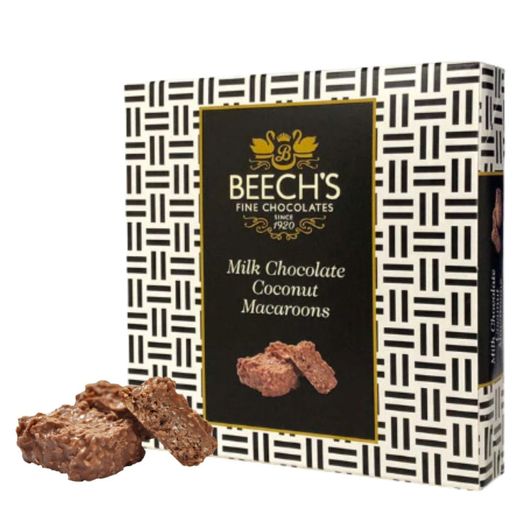 Beech's Chocolate Macaroons| Milk Chocolate with Shredded Coconut 90g/ Product of UK