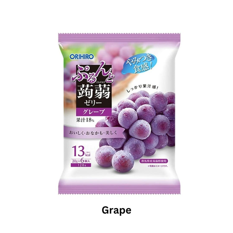 Orihiro Konjac Jelly 6pcs (Product of Japan)