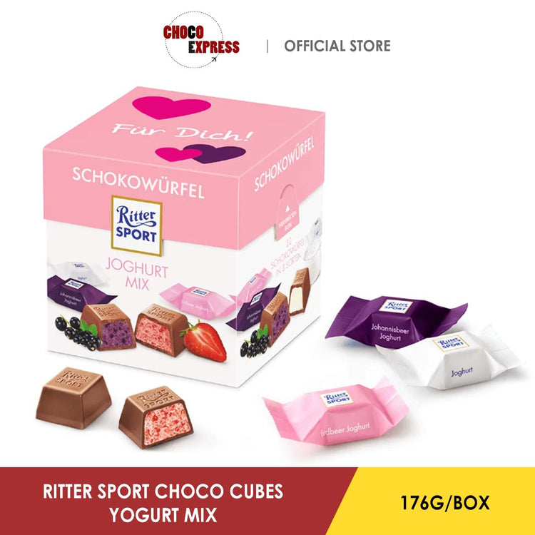 Ritter Sport Choco Cubes Yogurt Mix 176G