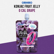 Orihiro Konjac Fruit Jelly Pouch 130g | 0 cal Grape