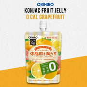 Orihiro Konjac Fruit Jelly Pouch 130g | 0 cal Grapefruit