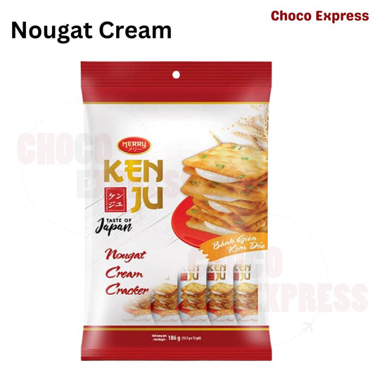 Richy Kenju Nougat Cream Cracker With Onion Flavor 186g/ Product of Vietnam