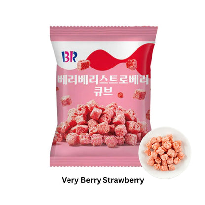 Baskin Robbin Cube Snack 52g| Crunchy Cube Snack 3 Flavors/ Product of Korea