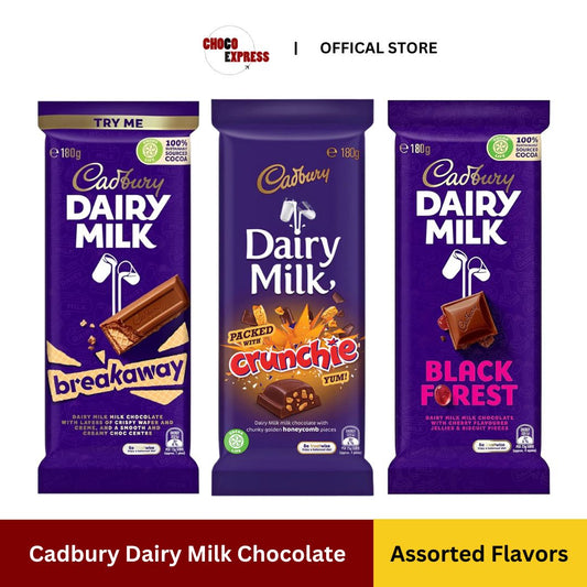 Cadbury Dairy Milk Chocolate Assorted Flavors/ Product of Australia