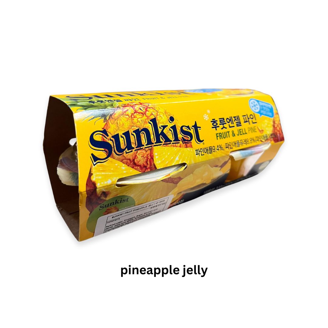 Sunkist Fruit Jelly 4p 300g/ Product of Korea