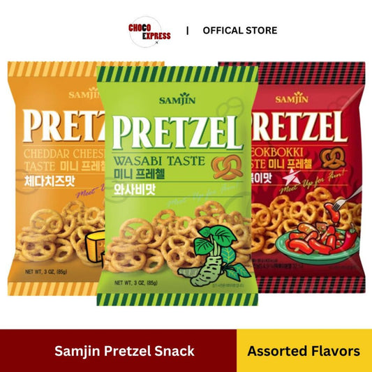 Samjin Pretzel Snack 70g Assorted Flavors/ Product of Korea