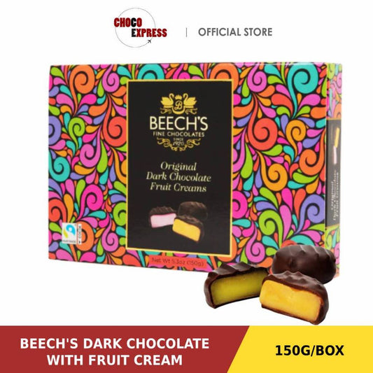 Beech's Dark Chocolate with Assorted Fruit Creams 150g (Product of UK)