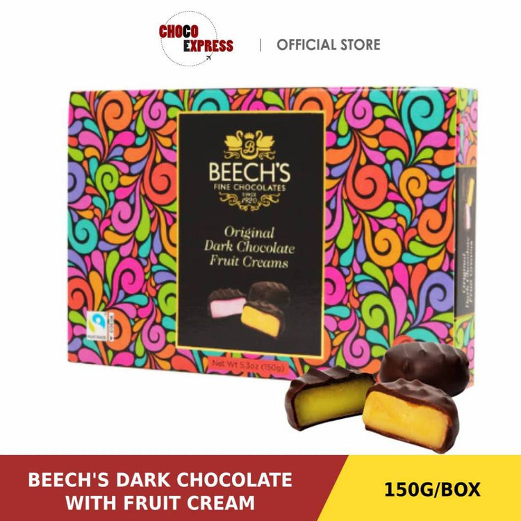 Beech's Dark Chocolate with Assorted Fruit Creams 150g/ Product of UK