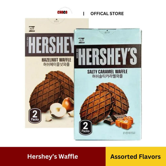 CHOCO Hershey's Waffle | Chocolate Waffle | Mandarin Waffle | Hazelnut Waffle/ Product of Korea