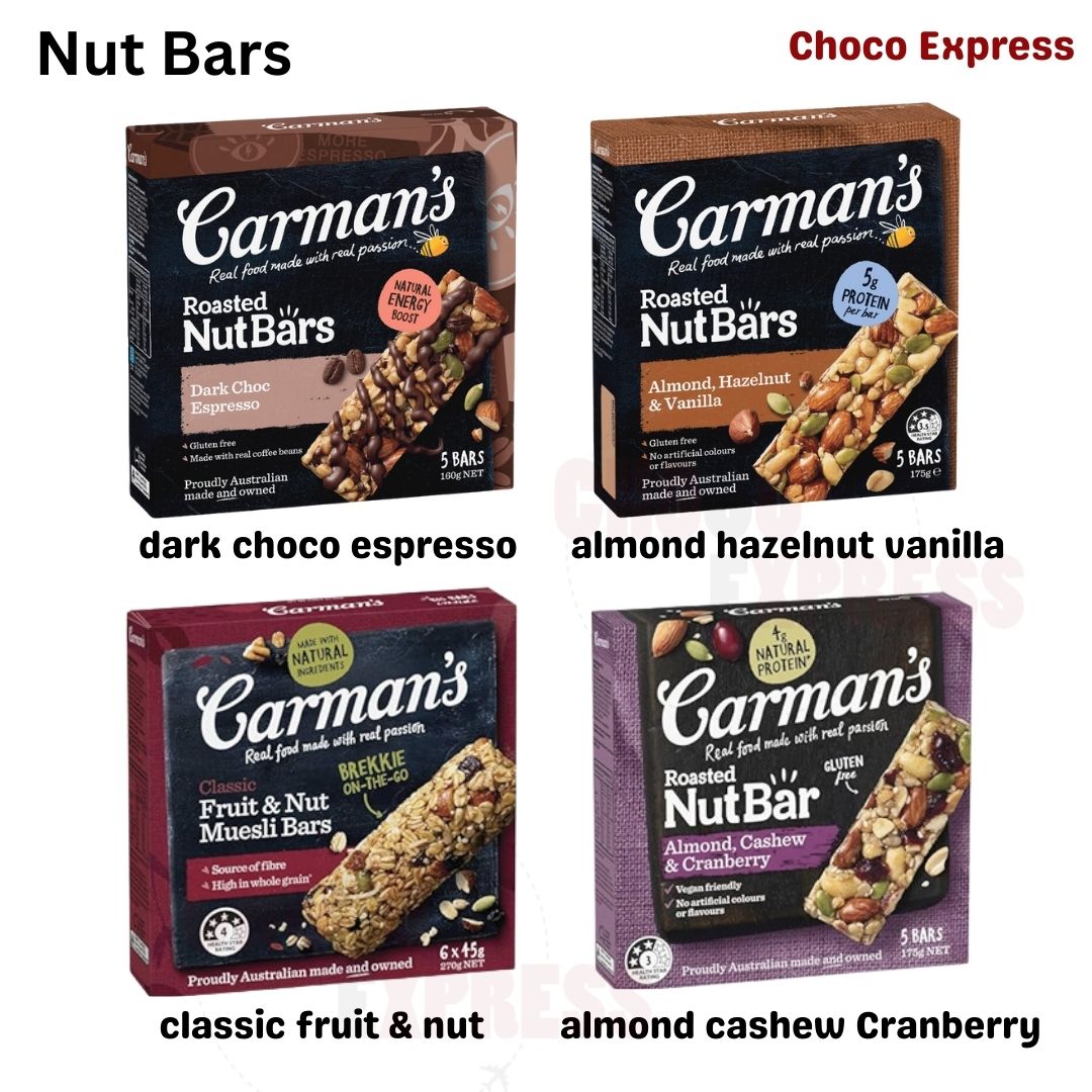 [HALAL] Carman's Protein Nut Bar/ Product from Australia