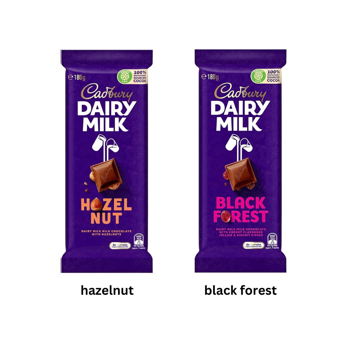 Cadbury Dairy Milk Chocolate Assorted Flavors/ Product of Australia