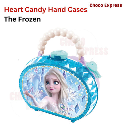 Heart Frozen Hand Case Snack Box With Lock 400g/ Product of Japan