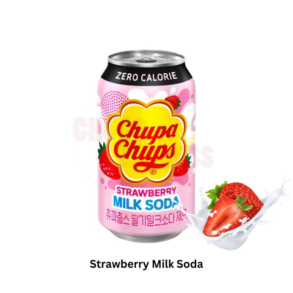 Chupa Chups Zero Milk Soda 350ml/ Product of Korea