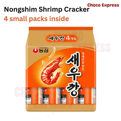 Nongshim Shrimp Cracker 4p 120g/ Product of Korea