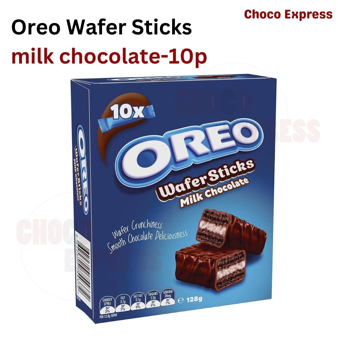 Oreo Wafer Sticks Milk Chocolate 10p 128g/ Product of Australia