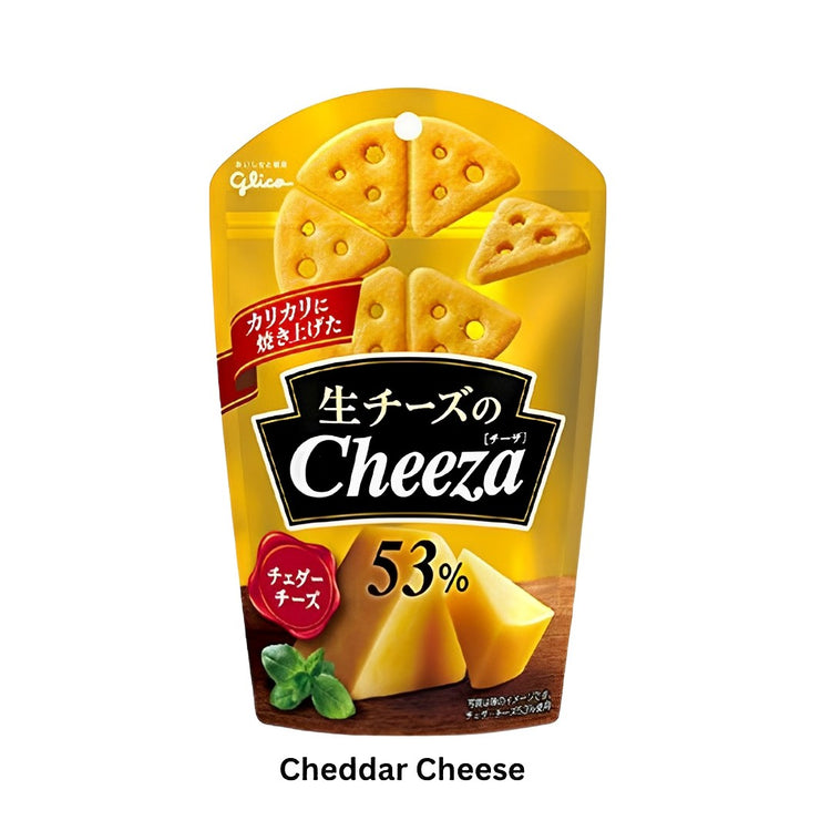 Glico Cheeza Cheddar Cheese Camembert Cracker 40g/ Product of Japan