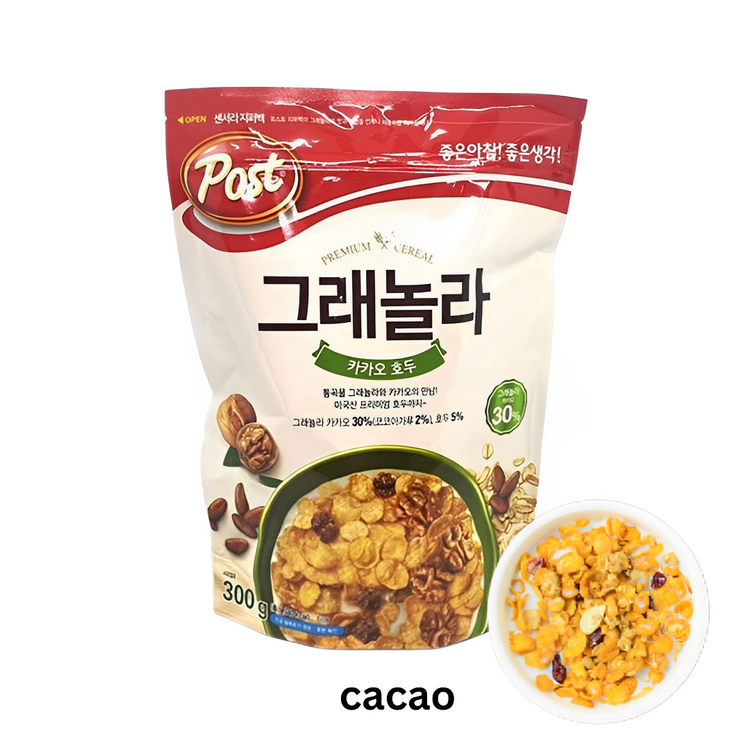 Post Granola Cacao Walnut Cranberry Almond Cereal/ Product of Korea