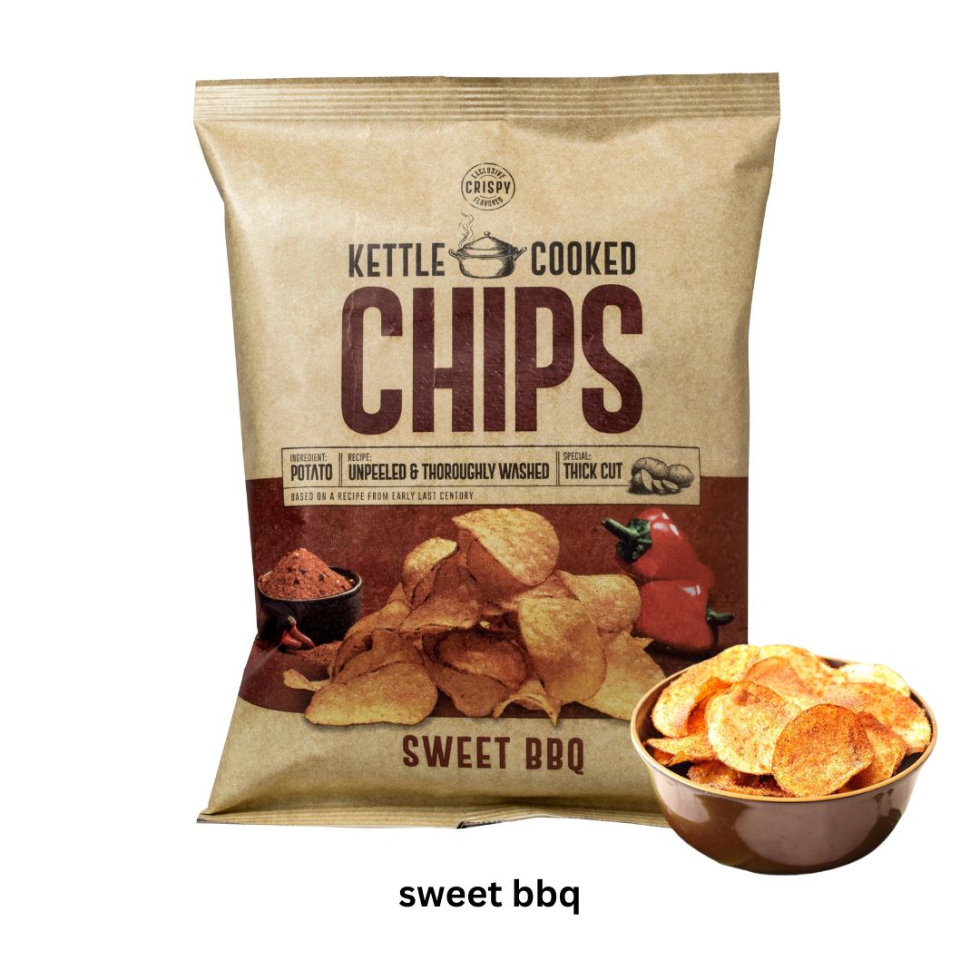 Kettle Cooked Chips Potato Chips Assorted Flavor/ Product of Denmark