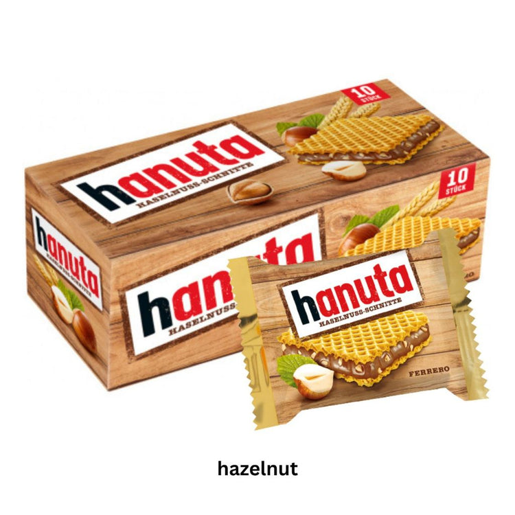 Ferrero Hanuta Hazelnut Wafer 220G/ Product of Germany