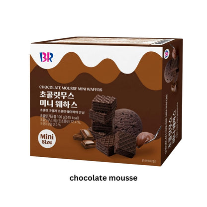 Baskin Robbins Mini Wafers 100g| 4 Flavors / Product of Korea