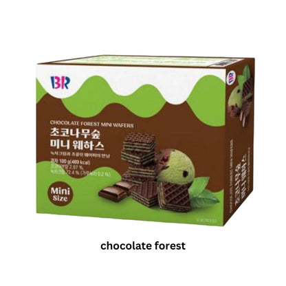 Baskin Robbins Mini Wafers 100g| 4 Flavors / Product of Korea