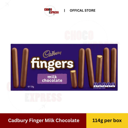 Cadbury Fingers Milk Chocolate 114g/ Product of Australia