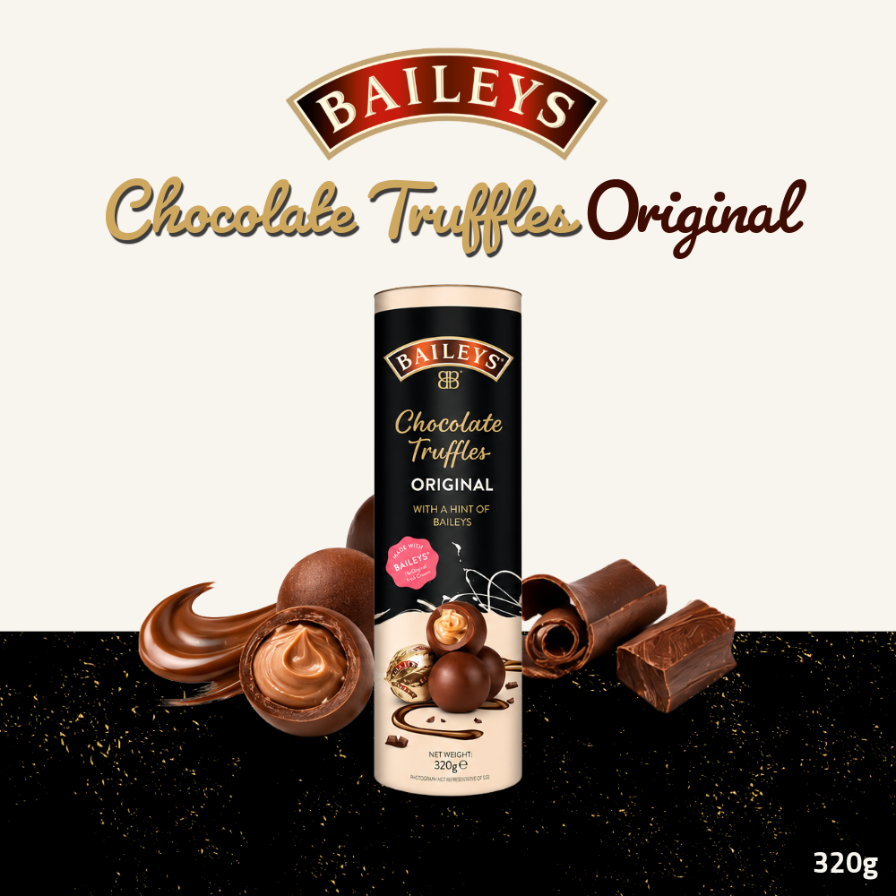 Baileys Liquor Chocolate Truffles Tube | Original | 320g