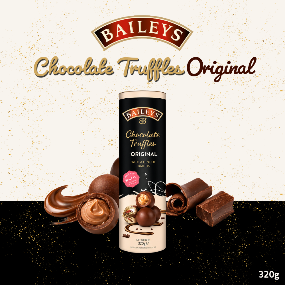 Baileys Liquor Chocolate Truffles Tube | Assorted Flavours | 320g