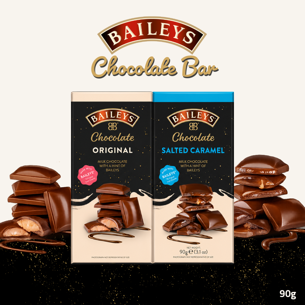 Baileys Liquor Chocolate Bar | Assorted Flavours | 90g