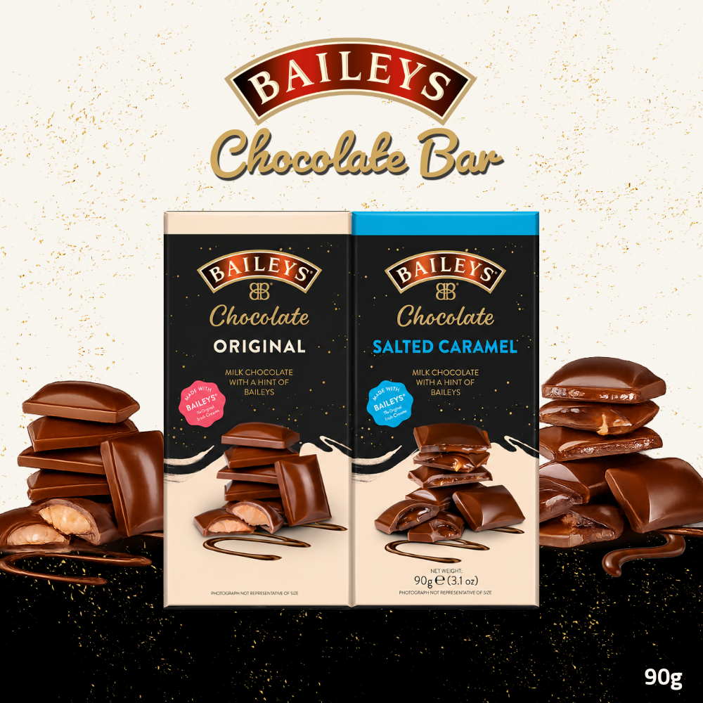 Baileys Liquor Chocolate Bar | Assorted Flavours | 90g