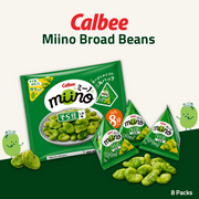 Calbee Miino Broad Beans | Lightly Salted Broad Beans | 8 Packs