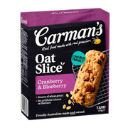 Carman's Oat Slice Cranberry & Blueberry 5p 175g