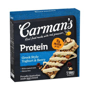 Carman's Protein Bars Greek Yoghurt & Berry 5p 200g