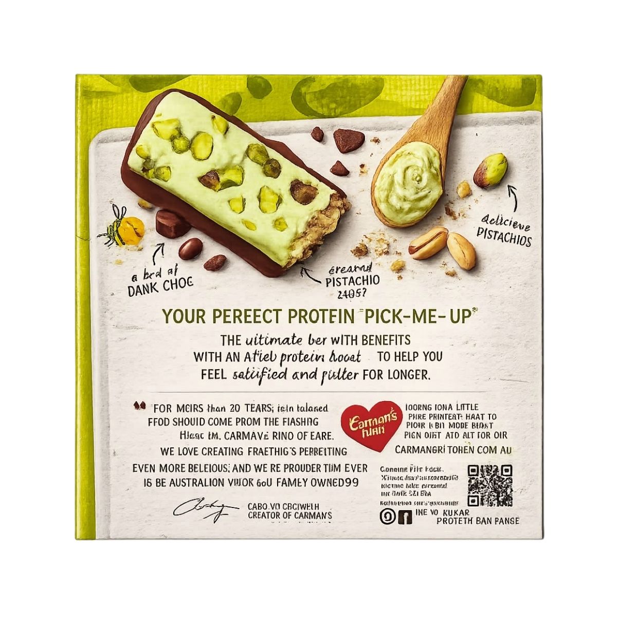 Carman's Protein Bars Pistachio Delight 5p 200g