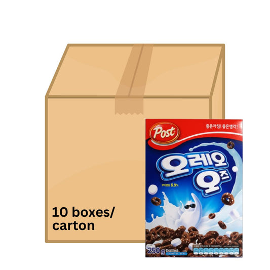 (Carton) (Breakfast Cereal) Post Cereal Oreo Original 250g (Imported from Korea) / Non-Halal