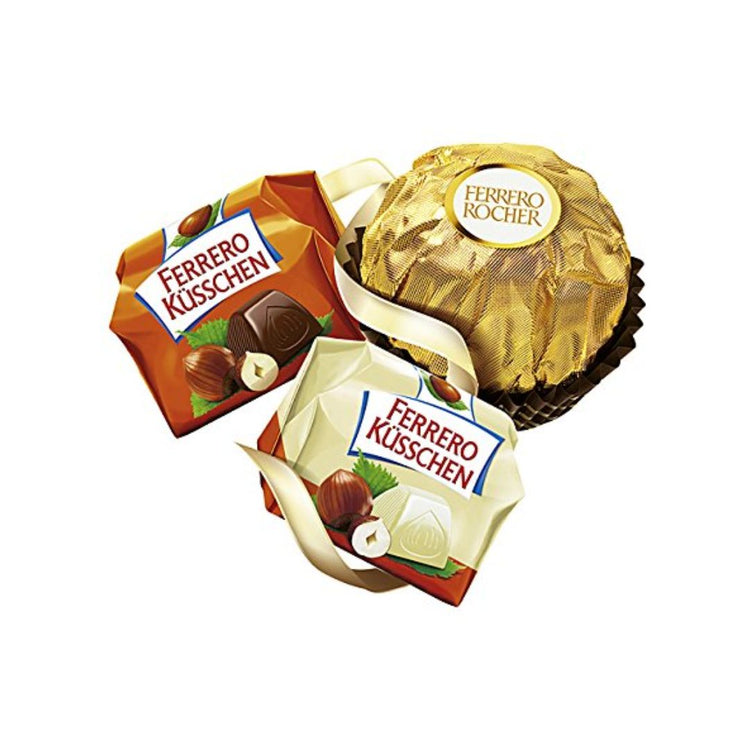 (Short Expire) Ferrero Rocher Die Besten Nuts Edition Gift Box 250g (Product of Europe)
