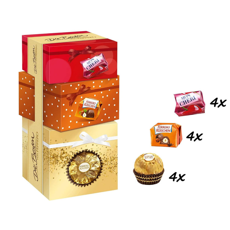 [Super Promo] Ferrero Best Gift Tower Box 127g (Europe)