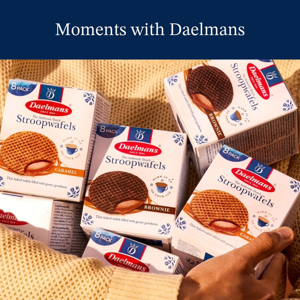 Daelmans Stroopwafels | Authentic Dutch Waffles with Caramel, Chocolate & Honey Fillings