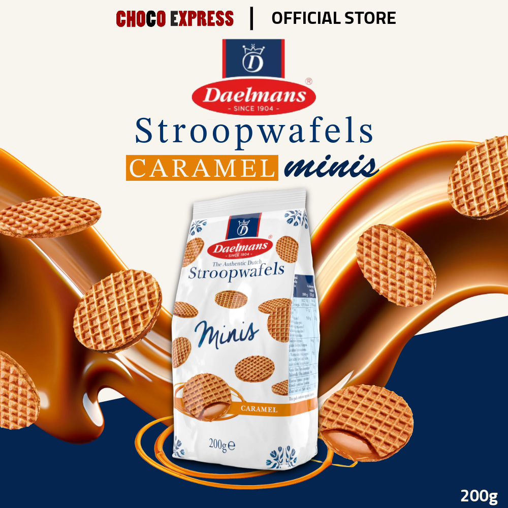 Daelmans Stroopwafels | Authentic Dutch Waffles with Caramel, Chocolate & Honey Fillings
