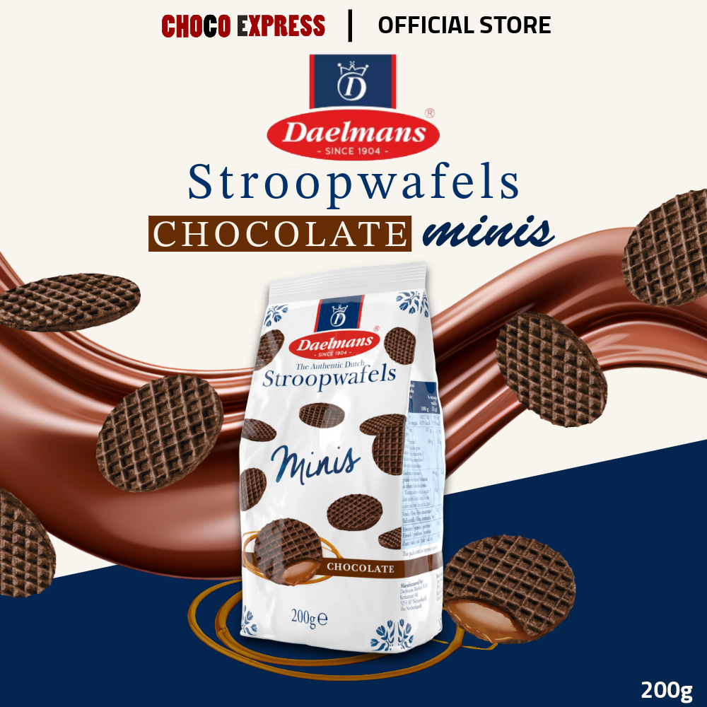 Daelmans Stroopwafels | Authentic Dutch Waffles with Caramel, Chocolate & Honey Fillings
