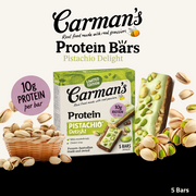 Carman's Protein Bar | Pistachio Delight | 5 Bars