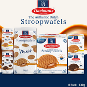 Daelmans Stroopwafels | Authentic Dutch Waffles with Caramel, Chocolate & Honey Fillings
