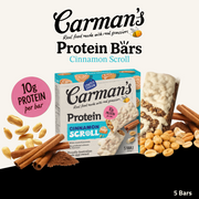 Carman's Protein Bar | Cinnamon Scroll | 5 Bars