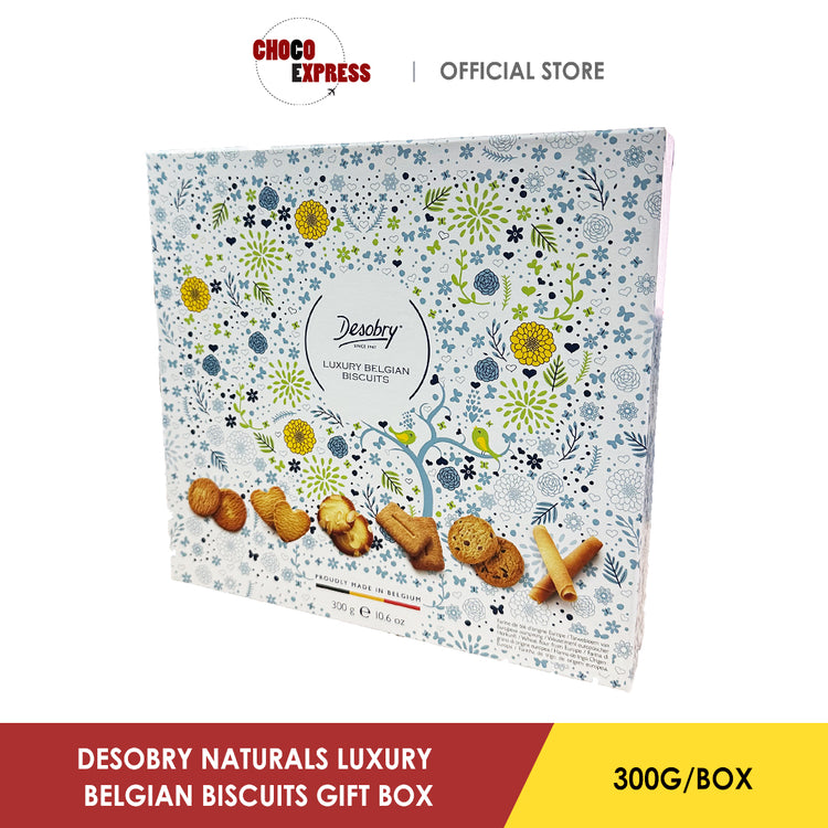 Desobry Naturals Belgian Biscuits Premium Box 300g/ Product of Belgium