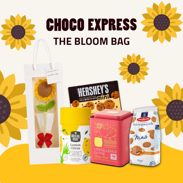 The Bloom Bag Gift Set | Sunflower & Pick-Your-Favourite Snack