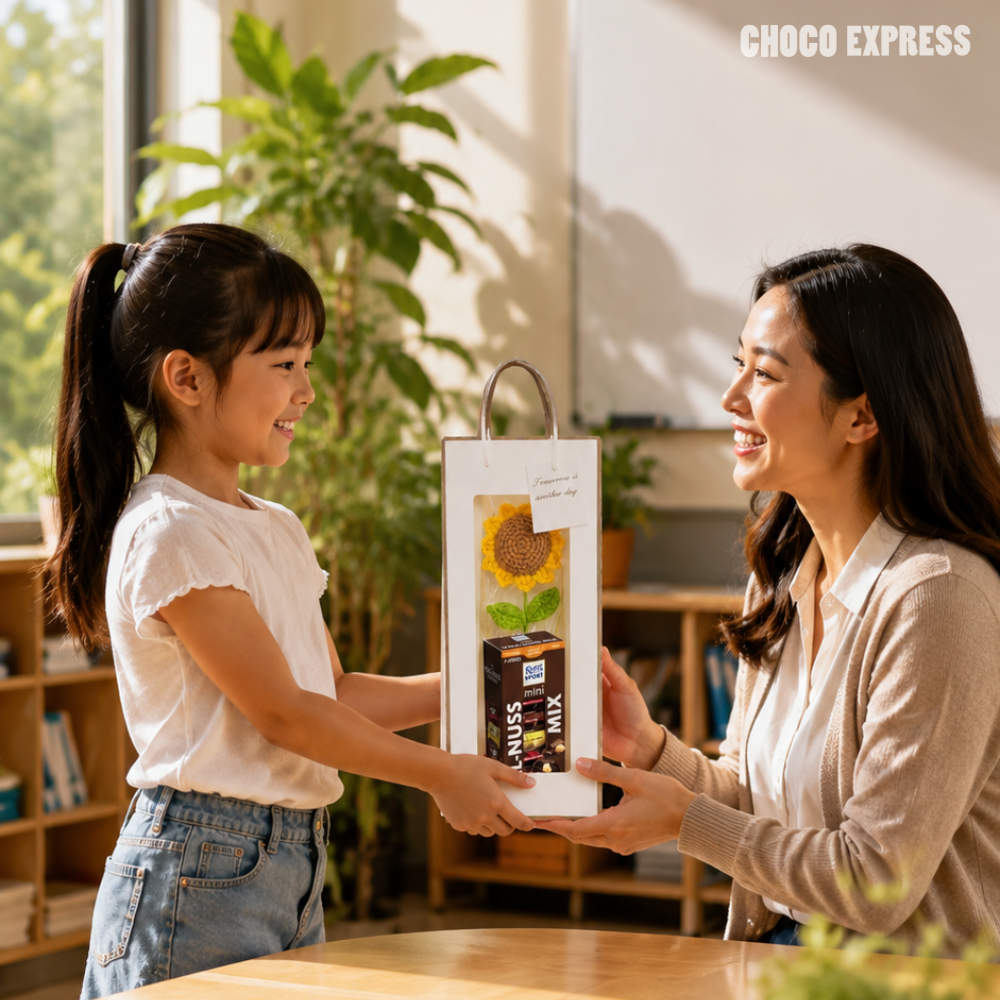 The Bloom Bag Gift Set | Sunflower & Pick-Your-Favourite Snack