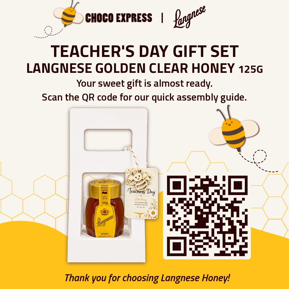 (Pre-Order) Teacher's Day Gift Set | Langnese Golden Clear Honey | 125g