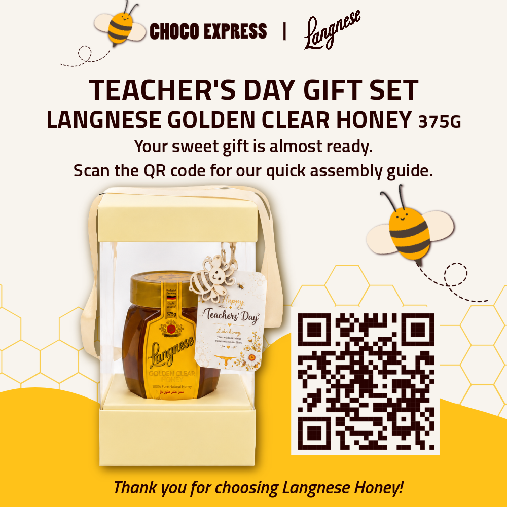 Teacher's Day Gift Set | Langnese Golden Clear Honey | 375g