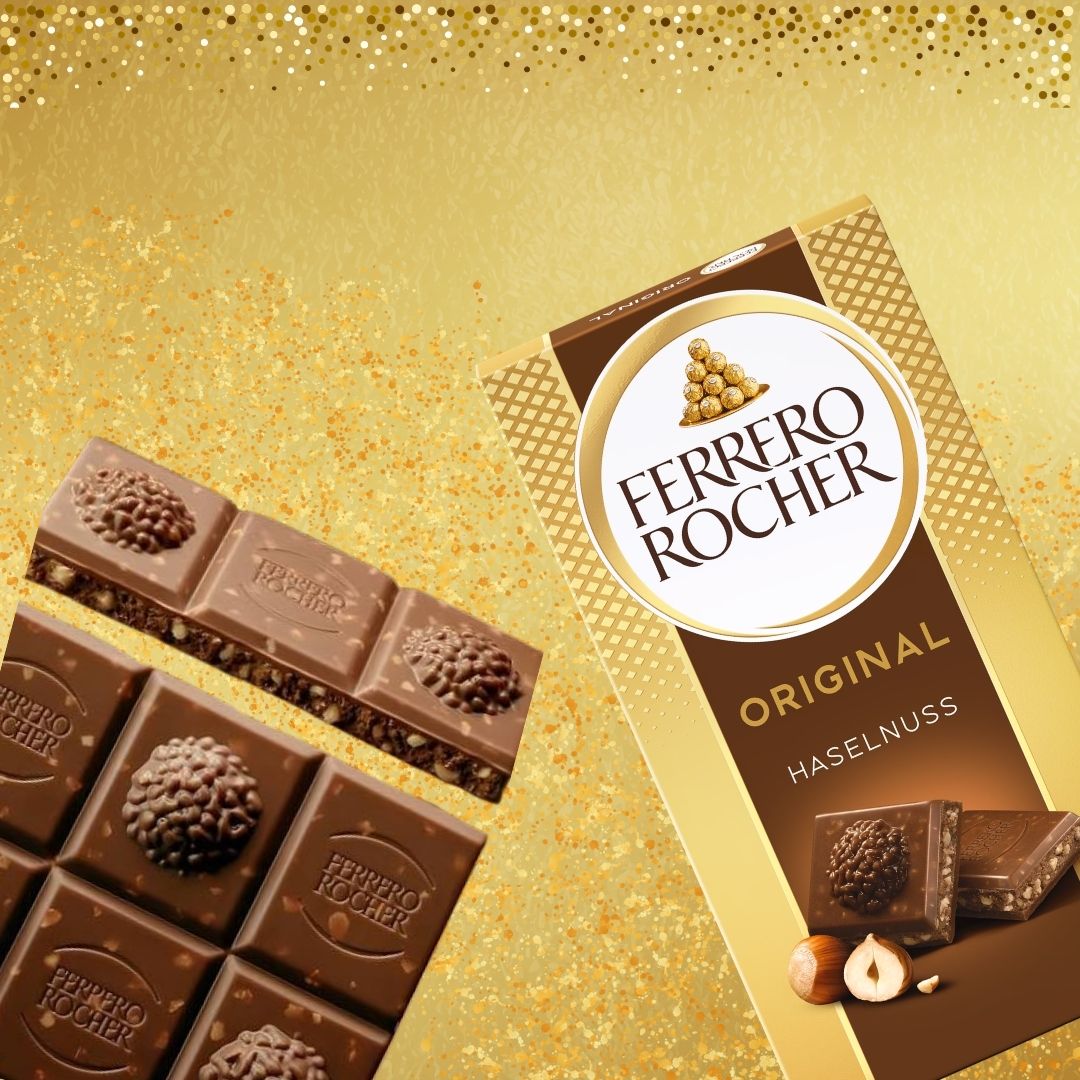 Ferrero Rocher Chocolate Tablet 90g: Original